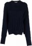 Stella McCartney Kabelgebreide trui Blauw - Thumbnail 1