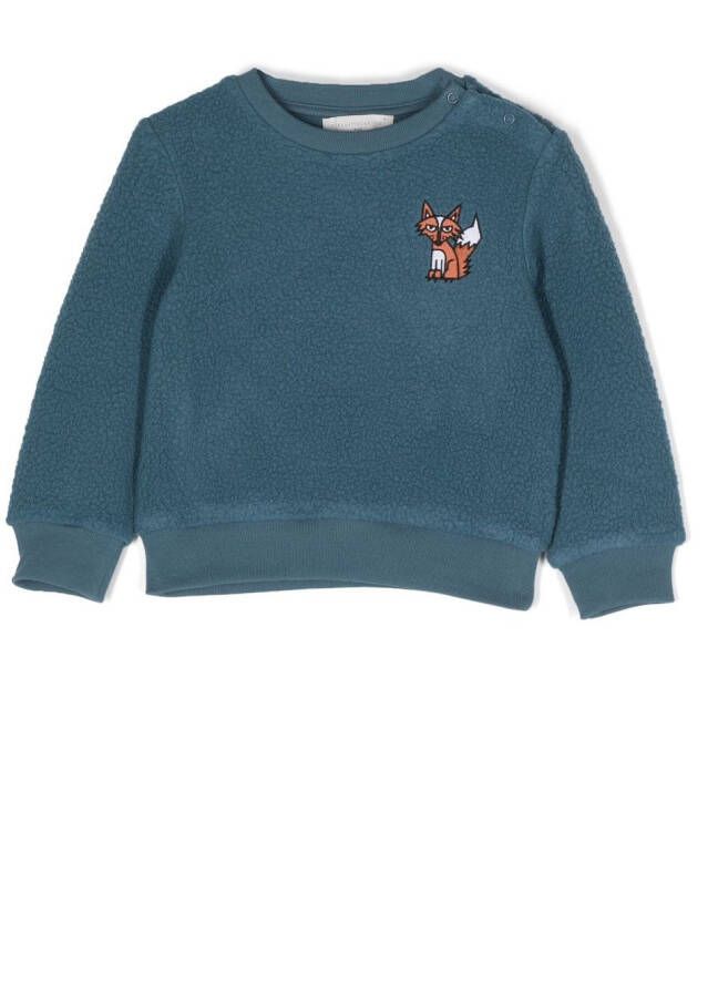 Stella McCartney Kids Fleece sweater Blauw