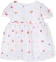 Stella McCartney Kids Jurk met geborduurde bloe Wit - Thumbnail 1