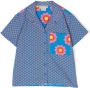 Stella McCartney Kids Shirt met bloe print Blauw - Thumbnail 1