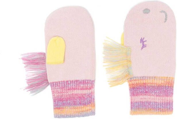 Stella McCartney Kids Handschoenen met franje Roze