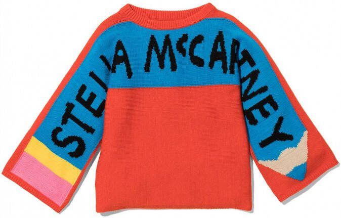 Stella McCartney Kids Gebreide trui Rood