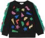 Stella McCartney Kids Sweater met franje Zwart - Thumbnail 1