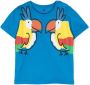 Stella McCartney Kids T-shirt met grafische print Blauw - Thumbnail 1