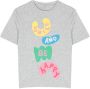 Stella McCartney Kids T-shirt met grafische print Grijs - Thumbnail 1