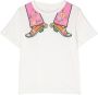 Stella McCartney Kids T-shirt met grafische print Wit - Thumbnail 1