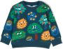 Stella McCartney Kids graphic-print organic cotton sweatshirt Blauw - Thumbnail 1