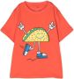 Stella McCartney Kids T-shirt met grafische print Oranje - Thumbnail 1