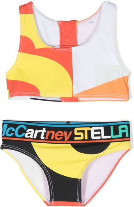 Stella McCartney Kids Bikini met print Wit