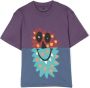 Stella McCartney Kids T-shirt met print Paars - Thumbnail 1