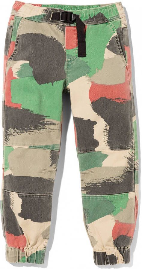 Stella McCartney Kids Jeans met camouflageprint Groen