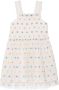 Stella McCartney Kids Jurk met geborduurde ster Wit - Thumbnail 1