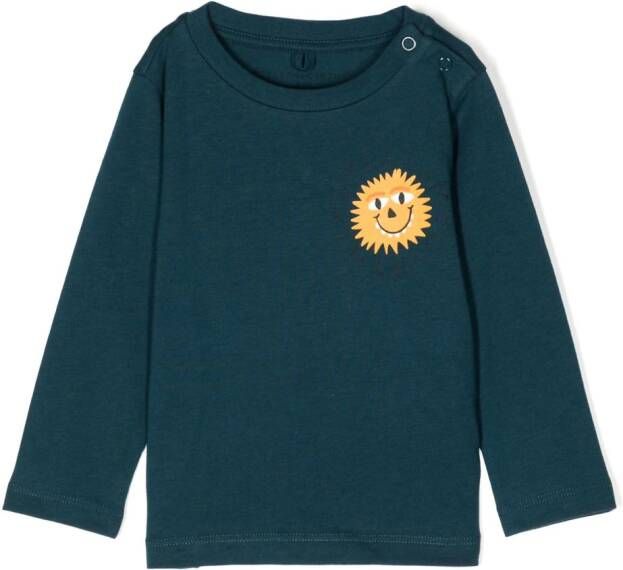 Stella McCartney Kids Katoenen sweater Blauw