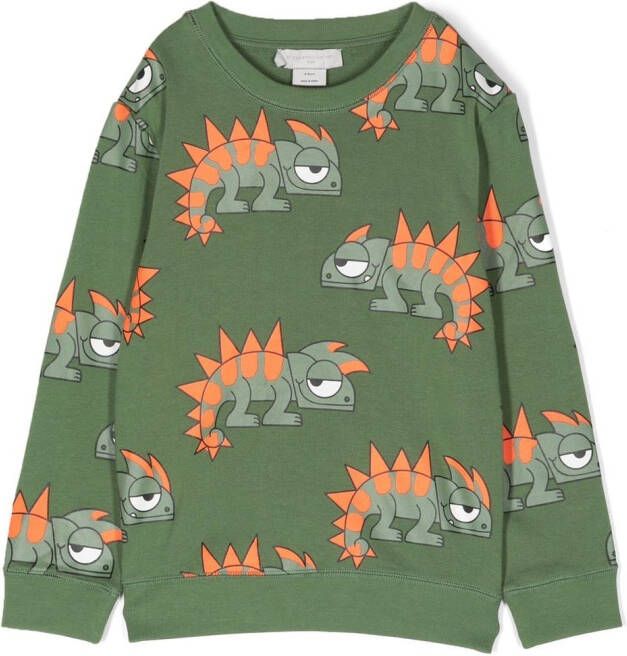 Stella McCartney Kids Sweater met ronde hals Groen