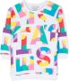 Stella McCartney Kids Sweaterjurk met logoprint Wit - Thumbnail 1