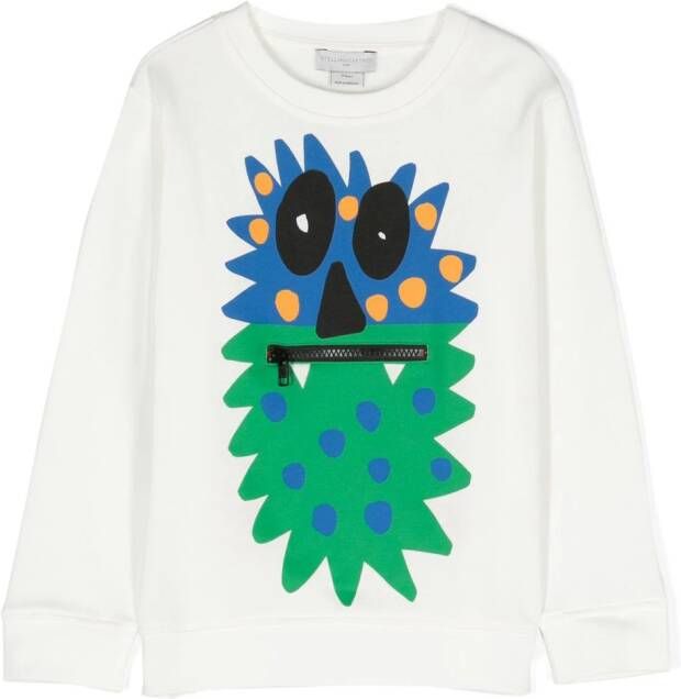 Stella McCartney Kids Sweater met lange mouwen Wit