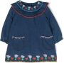 Stella McCartney Kids Jurk met borduurwerk Blauw - Thumbnail 1