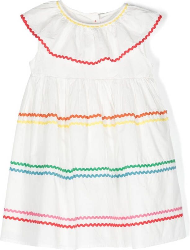 Stella McCartney Kids Mouwloze jurk Wit