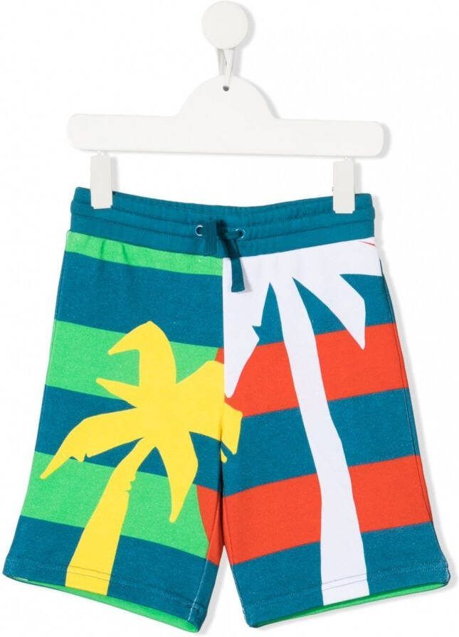 Stella McCartney Kids Oversized shorts Blauw