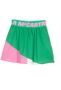 Stella McCartney Kids Rok met vlakken Groen - Thumbnail 1