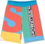 Stella McCartney Kids Shorts met logoprint Blauw - Thumbnail 1