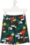 Stella McCartney Kids Shorts met palmboomprint Groen - Thumbnail 1