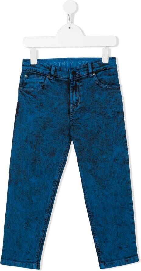 Stella McCartney Kids Straight jeans Blauw