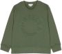 Stella McCartney Kids Sweater met geborduurd logo Groen - Thumbnail 1
