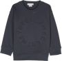 Stella McCartney Kids Sweater met logo-reliëf Blauw - Thumbnail 1