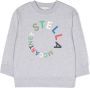 Stella McCartney Kids Sweater met logoprint Grijs - Thumbnail 1
