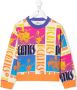 Stella McCartney Kids Sweater met logoprint Oranje - Thumbnail 1