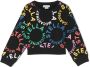 Stella McCartney Kids Sweater met logoprint Zwart - Thumbnail 1