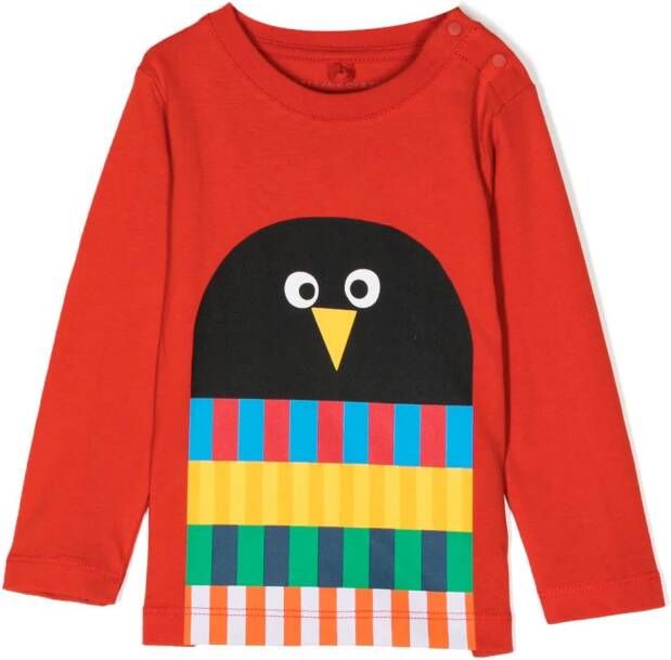 Stella McCartney Kids Sweater met print Rood
