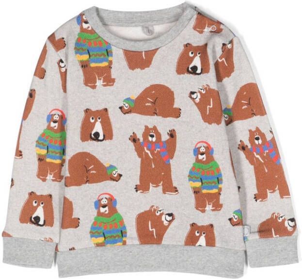 Stella McCartney Kids Sweater met sterprint Grijs