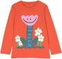 Stella McCartney Kids T-shirt met bloe print Oranje - Thumbnail 1