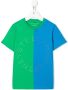 Stella McCartney Kids T-shirt met colourblocking Blauw - Thumbnail 1