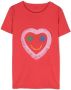 Stella McCartney Kids T-shirt met hartprint Rood - Thumbnail 1