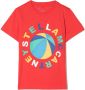 Stella McCartney Kids T-shirt met logoprint Rood - Thumbnail 1
