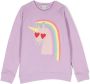 Stella McCartney Kids Katoenen sweater Paars - Thumbnail 1