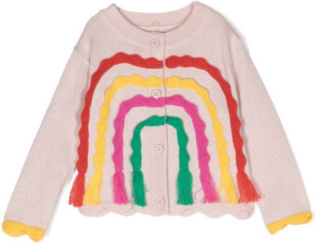 Stella McCartney Kids Vest met regenboogpatch Roze