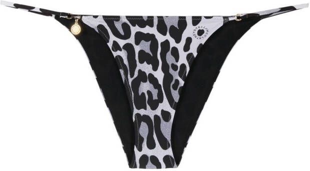 Stella McCartney Bikinislip met luipaardprint Grijs