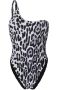 Stella McCartney Badpak met luipaardprint Grijs - Thumbnail 1