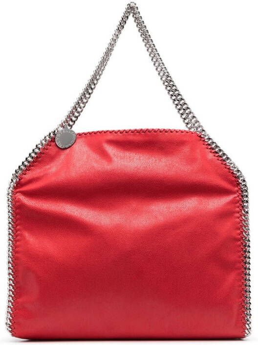 Stella McCartney Shopper van imitatieleer Rood