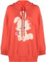 Stella McCartney Jersey hoodie Rood - Thumbnail 1