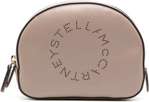Stella McCartney Make-up tas met logo Roze