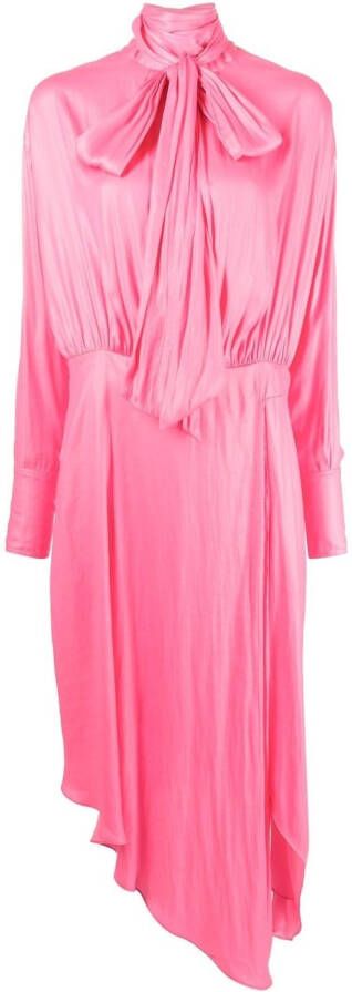 Stella McCartney Maxi-jurk met strikdetail Roze