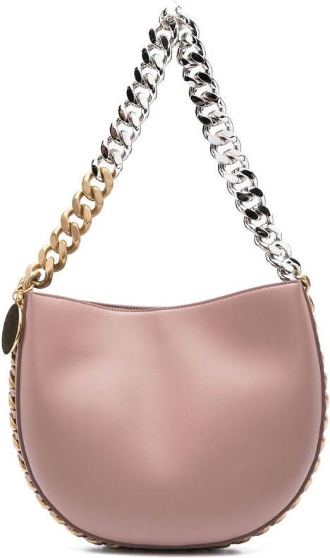 Stella McCartney Frayme medium schoudertas Roze