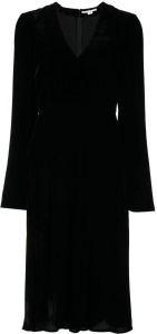 Stella McCartney Midi-jurk met V-hals Zwart