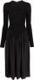 Stella McCartney Midi-jurk met vlakken Zwart - Thumbnail 1