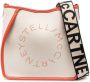 Stella McCartney Stella mini-crossbodytas met logo Beige - Thumbnail 1